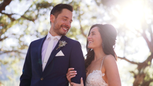 Mt. Woodson Castle Bride and Groom Outdoor wedding