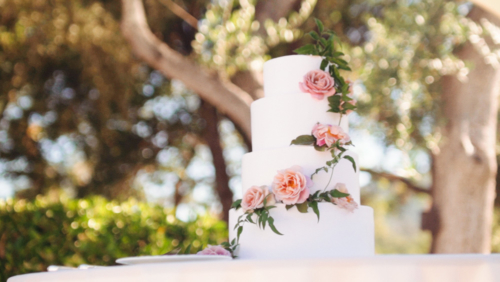 Mt. Woodson Castle Wedding cake