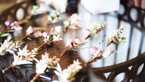 Mt. Woodson Castle Wedding groomsmen boutonnieres