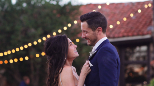 Mt. Woodson Castle Wedding Bride and Groom first dance