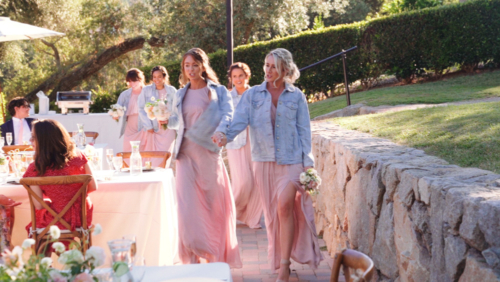 Mt. Woodson Castle Wedding Bridesmaids grand entrance