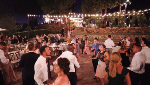 Mt. Woodson Castle Wedding dancing