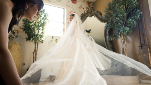 Ethereal Gardens bride getting ready