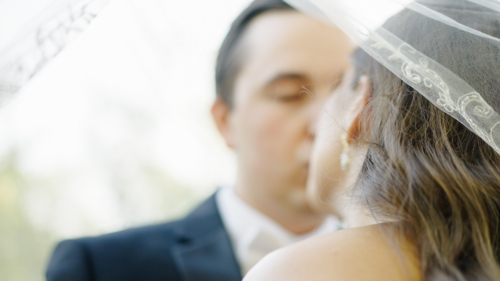 Ethereal Gardens Wedding bride and groom togehter