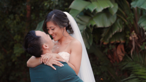 Groom picks up Bride